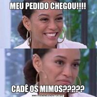 MEU PEDIDO CHEGOU!!!!CADÊ OS MIMOS?????