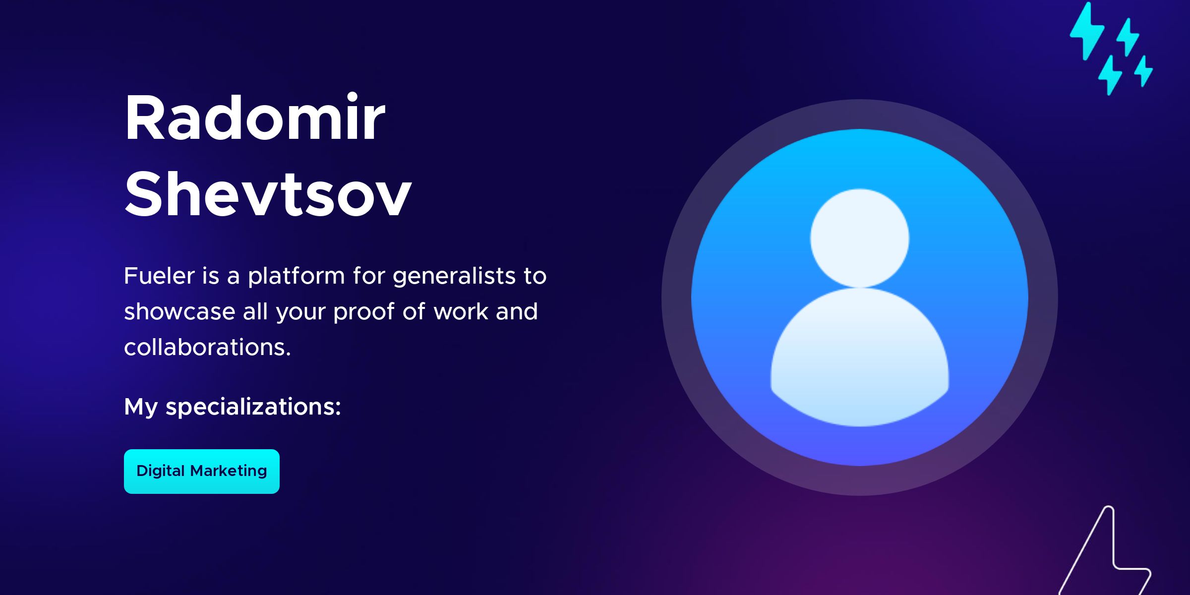 Radomir Shevtsov on Fueler.io