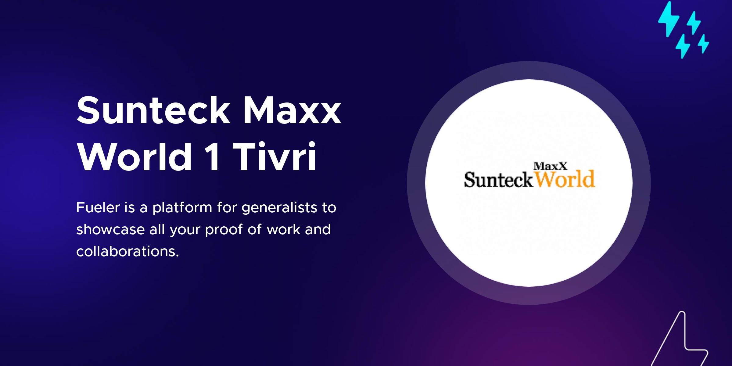 Sunteck Maxx World 1 Tivri on Fueler.io