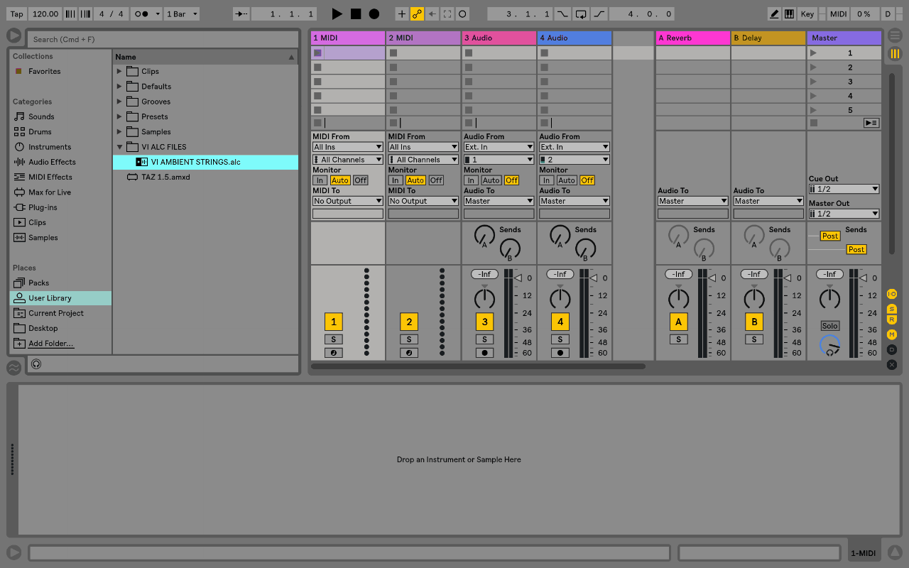 Housekeeping and Exporting in Ableton Live