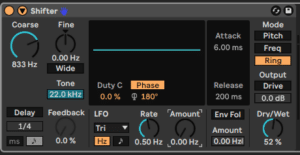 Creative Audio Effects: Shifter