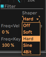 Ableton Advanced course notes - FM: Algorithms, Filter