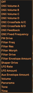 Ableton Advanced course notes - FM: Algorithms, Filter
