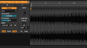 Ableton Advanced course notes - Granular: Creative Time Stretching
