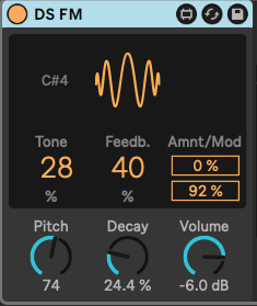 Ableton Advanced course notes - M4L Devices: M4L Drum Synths