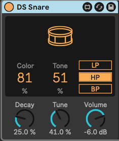 Ableton Advanced course notes - M4L Devices: M4L Drum Synths
