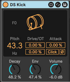 Ableton Advanced course notes - M4L Devices: M4L Drum Synths