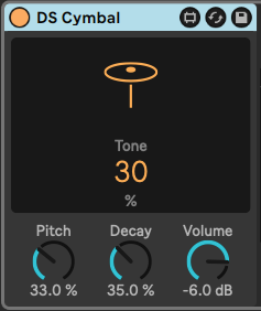 Ableton Advanced course notes - M4L Devices: M4L Drum Synths