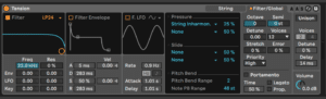 Ableton Advanced course notes - PM: Tension