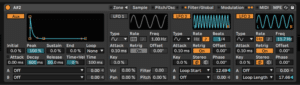 Ableton Advanced course notes - Sampler: AUX Env and LFOs