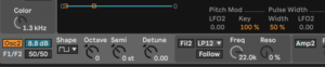 Ableton Advanced course notes - Sub:Pulse Wave Modulation and