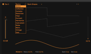 Wave: Wavetable Categories