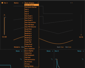 Ableton Advanced course notes - Wave: Wavetable Categories