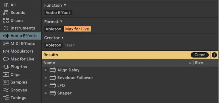 Ableton Live course notes - Audio and MIDI Effects and Racks