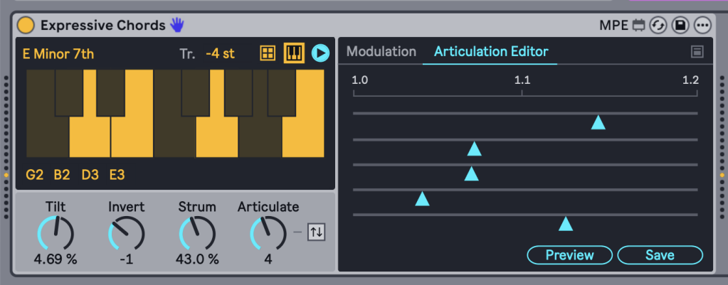 Ableton Live course notes - Auto Shift
