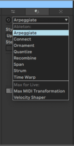 Ableton Live course notes - MIDI Recording of Melodic Instruments