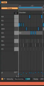 Ableton Live course notes - MIDI Recording of Melodic Instruments