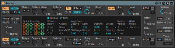 Ableton Live course notes - MIDI Recording of Melodic Instruments