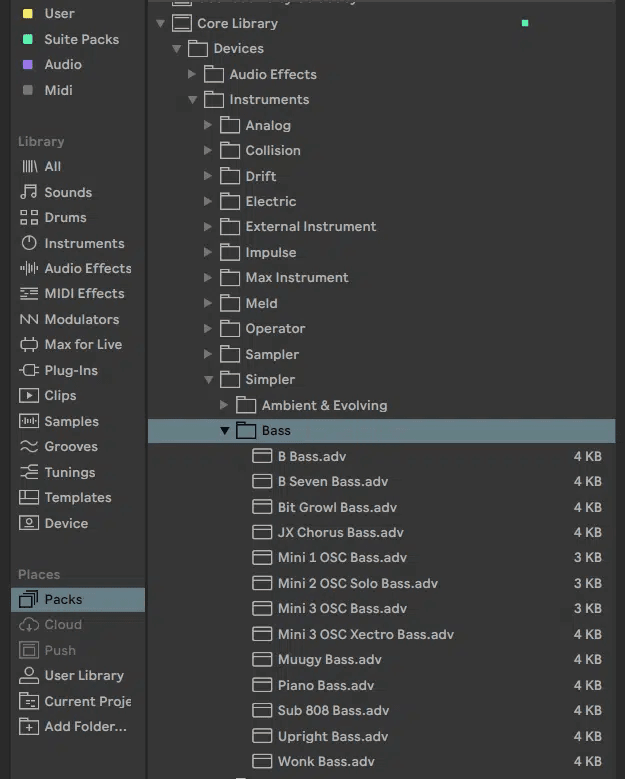 Ableton Live course notes - MIDI Recording of Melodic Instruments