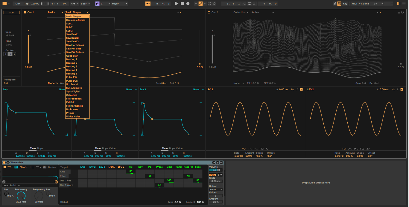 Ableton Live course notes - MIDI Recording of Melodic Instruments