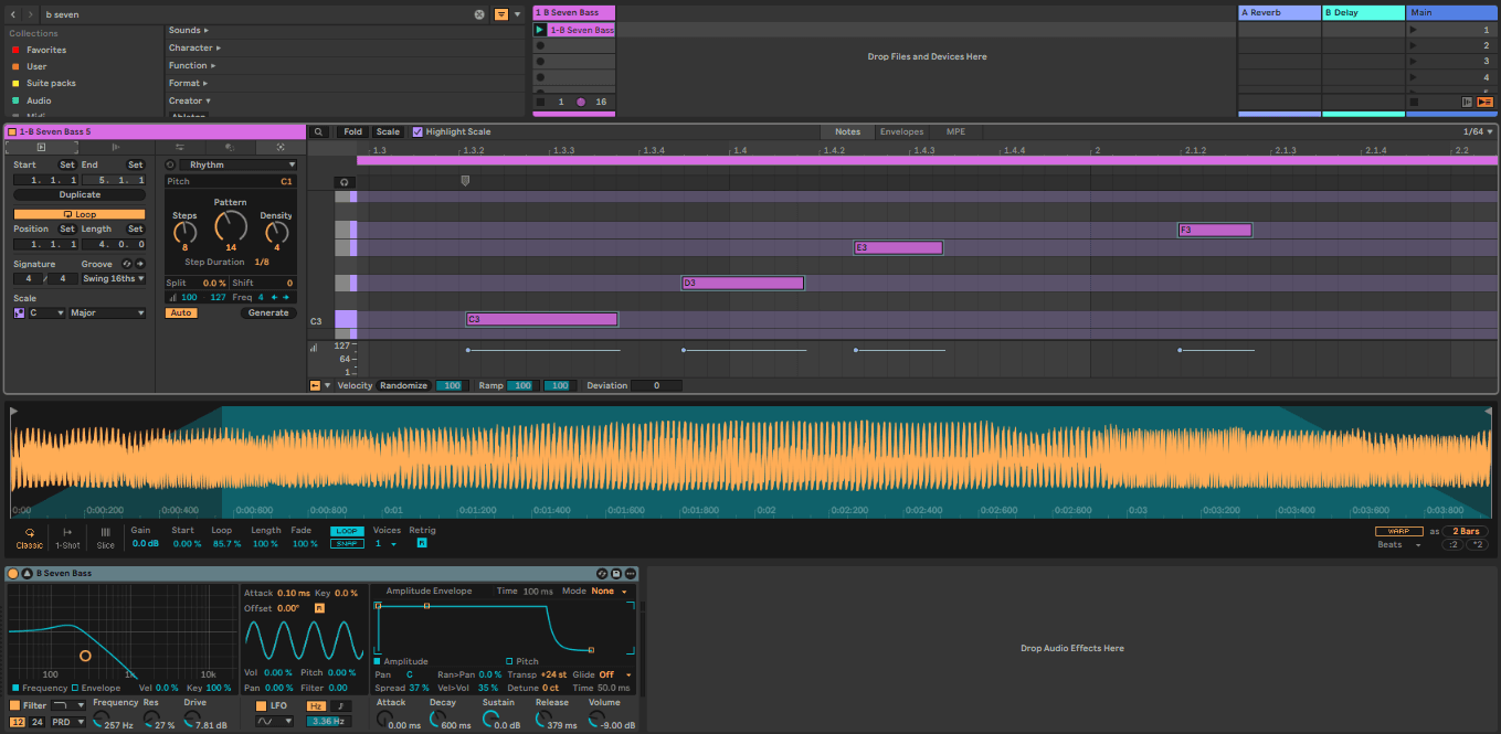 Ableton Live course notes - MIDI Recording of Melodic Instruments