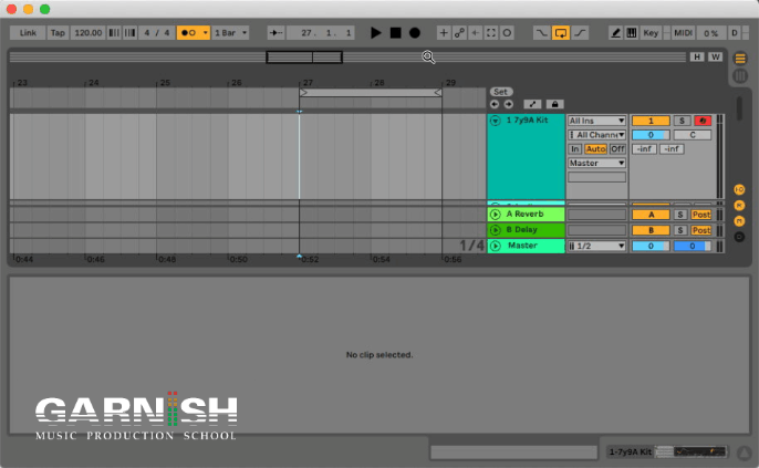 Ableton Live course notes - MIDI Recording of Melodic Instruments