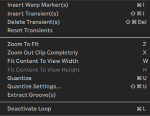 Ableton Live course notes - Session and Arrangement View, Workflow and Warping Basics