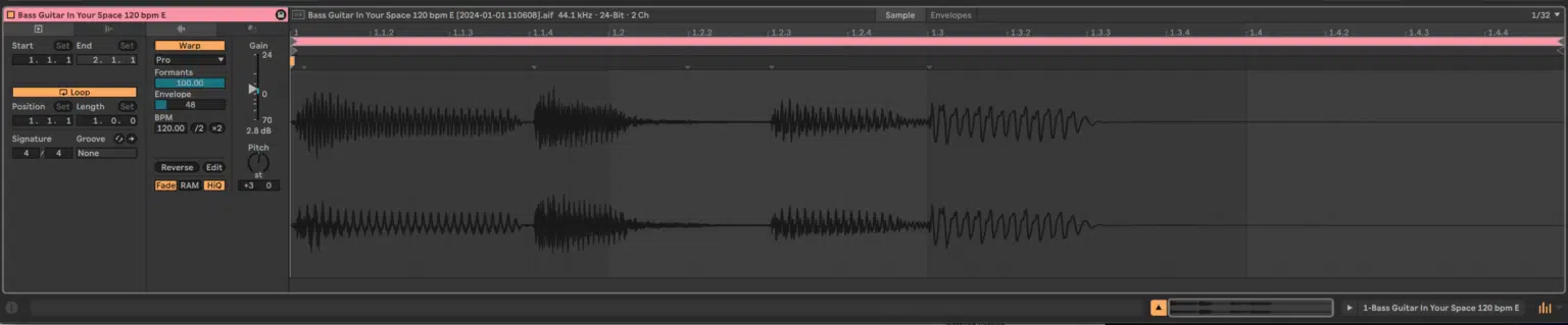 Ableton Live course notes - Session and Arrangement View, Workflow and Warping Basics