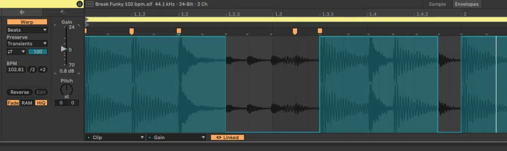 Ableton Live course notes - Session and Arrangement View, Workflow and Warping Basics