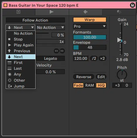 Ableton Live course notes - Session and Arrangement View, Workflow and Warping Basics