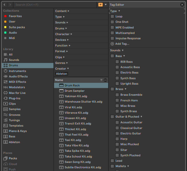 Ableton Live course notes - Warping Loops and Using the Browser