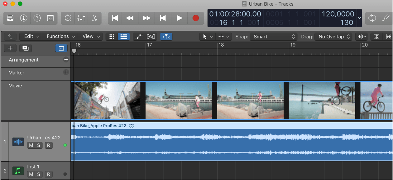 Logic Pro course notes - Arrangement, Global Tracks and Sharing