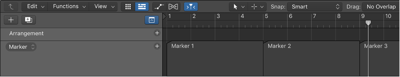 Logic Pro course notes - Arrangement, Global Tracks and Sharing
