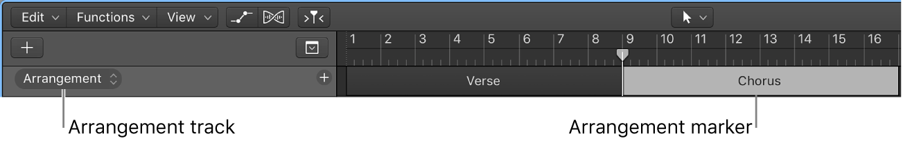 Logic Pro course notes - Arrangement, Global Tracks and Sharing