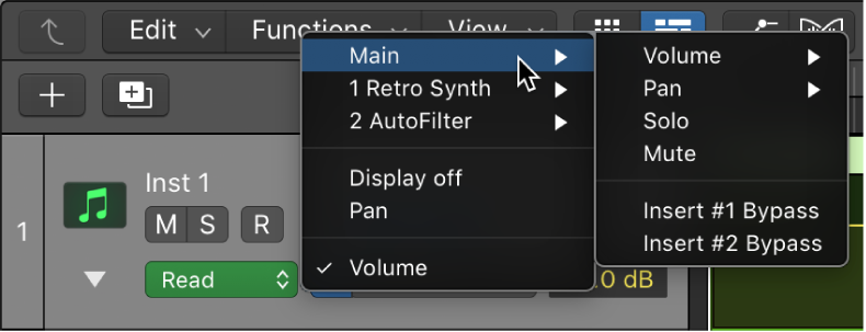 Logic Pro course notes - Automation