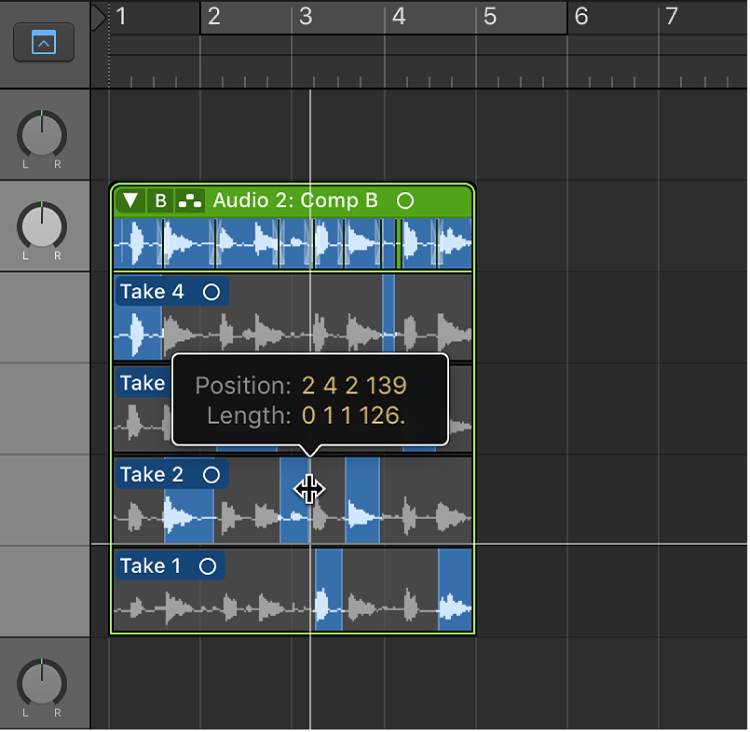 Logic Pro course notes - Comping