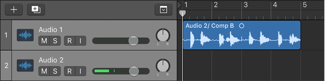 Logic Pro course notes - Comping