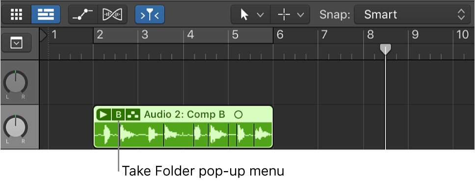Logic Pro course notes - Comping