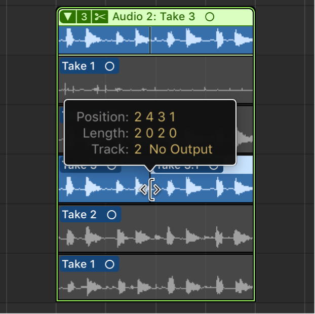 Logic Pro course notes - Comping