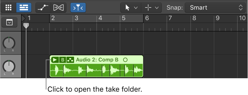 Logic Pro course notes - Comping