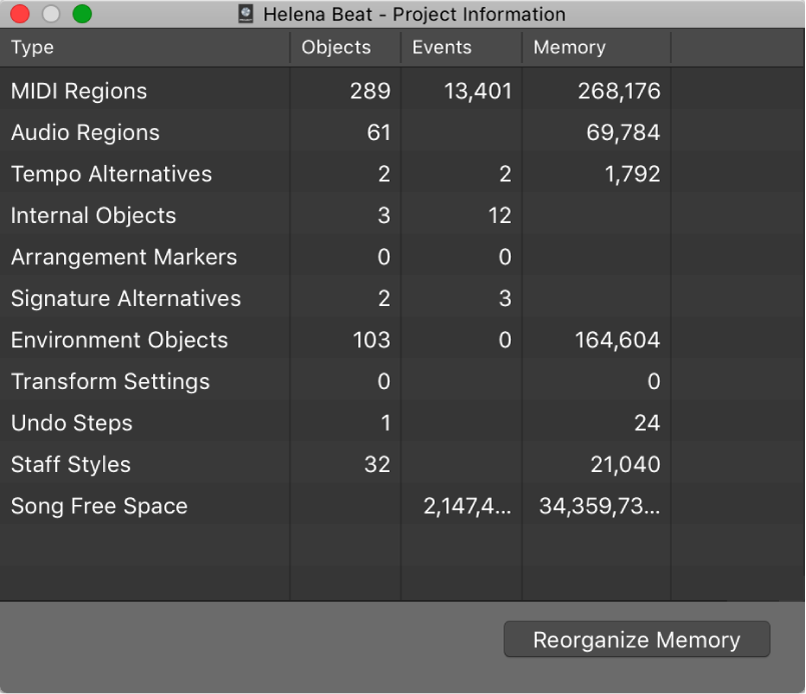 Logic Pro course notes - Editing Audio & Managing Projects