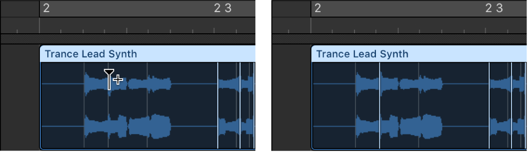 Logic Pro course notes - Flex Time