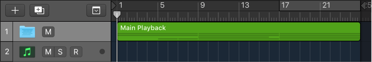 Folders and Track Stacks