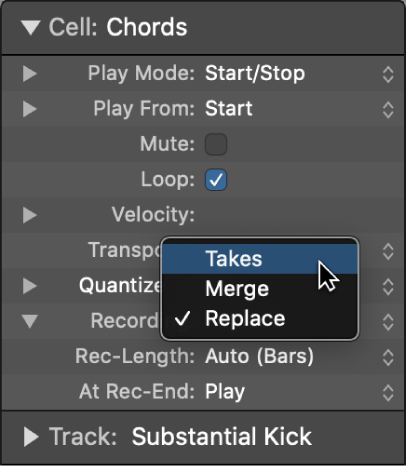 Logic Pro course notes - Live Loops
