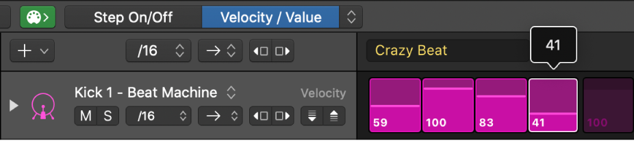 Logic Pro course notes - Making Beats In Step Sequencer