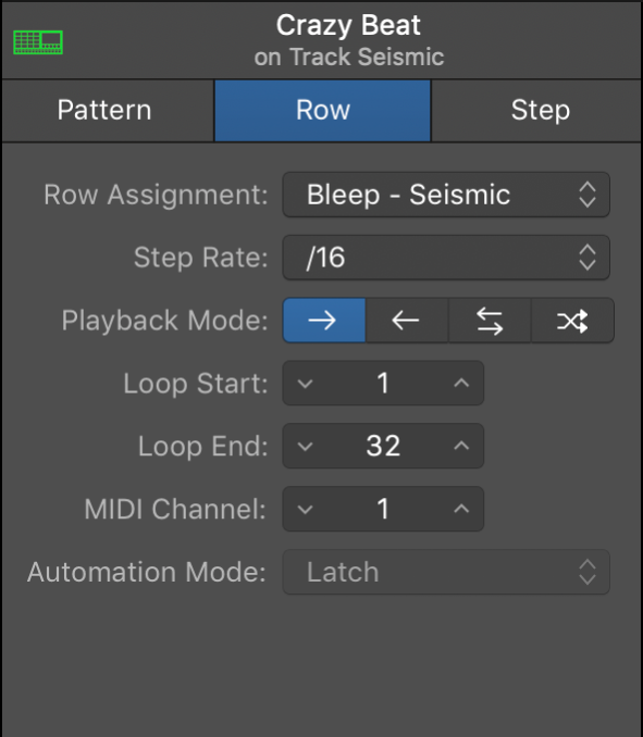 Logic Pro course notes - Making Beats In Step Sequencer