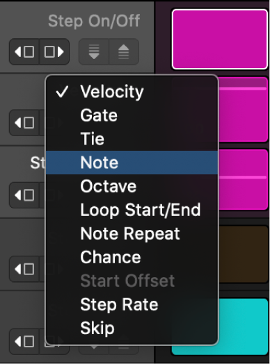 Logic Pro course notes - Making Beats In Step Sequencer