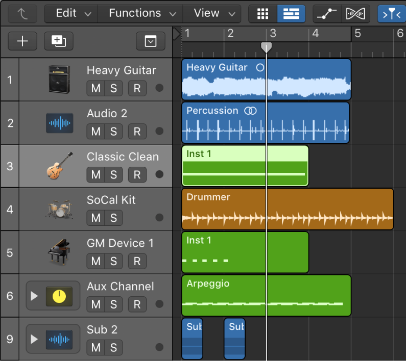 Logic Pro course notes - Projects- The Basics