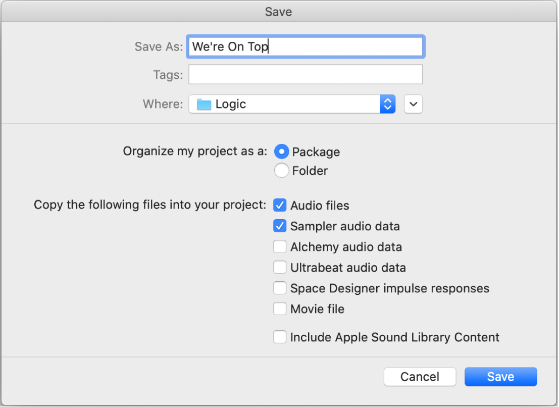 Projects- The Basics