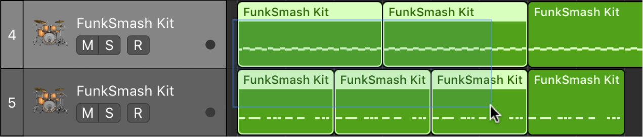 Logic Pro course notes - Working with Regions
